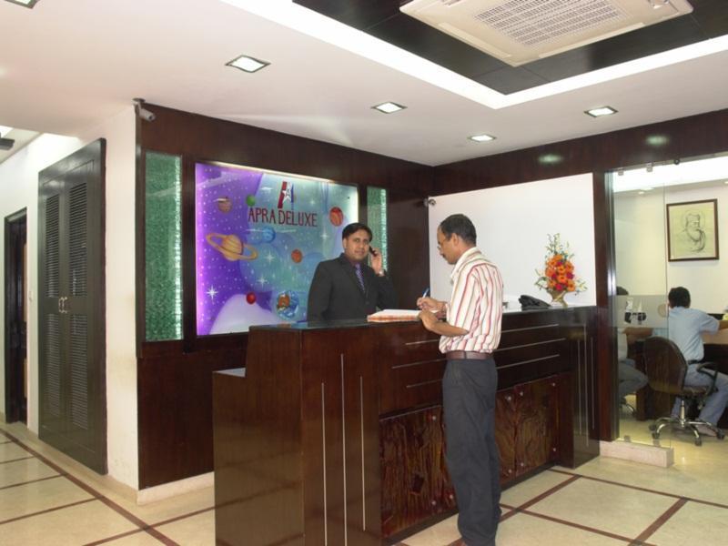 Hotel Apra Deluxe New Delhi Interieur foto