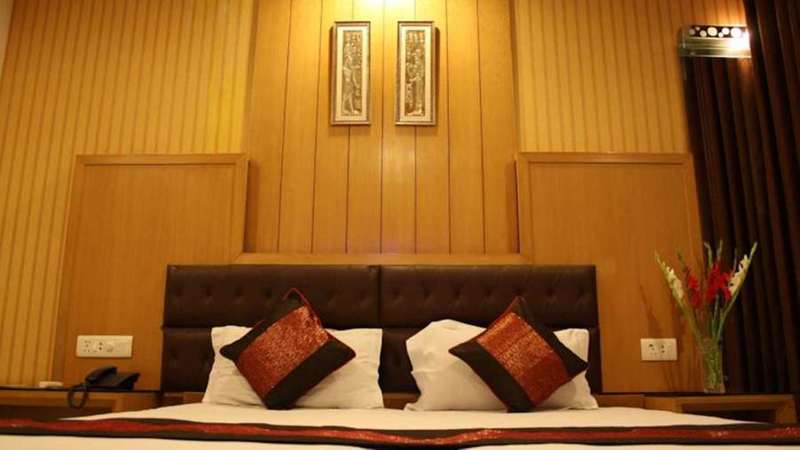 Hotel Apra Deluxe New Delhi Buitenkant foto